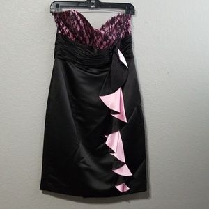 Black Strapless Betsey Johnson Dress
